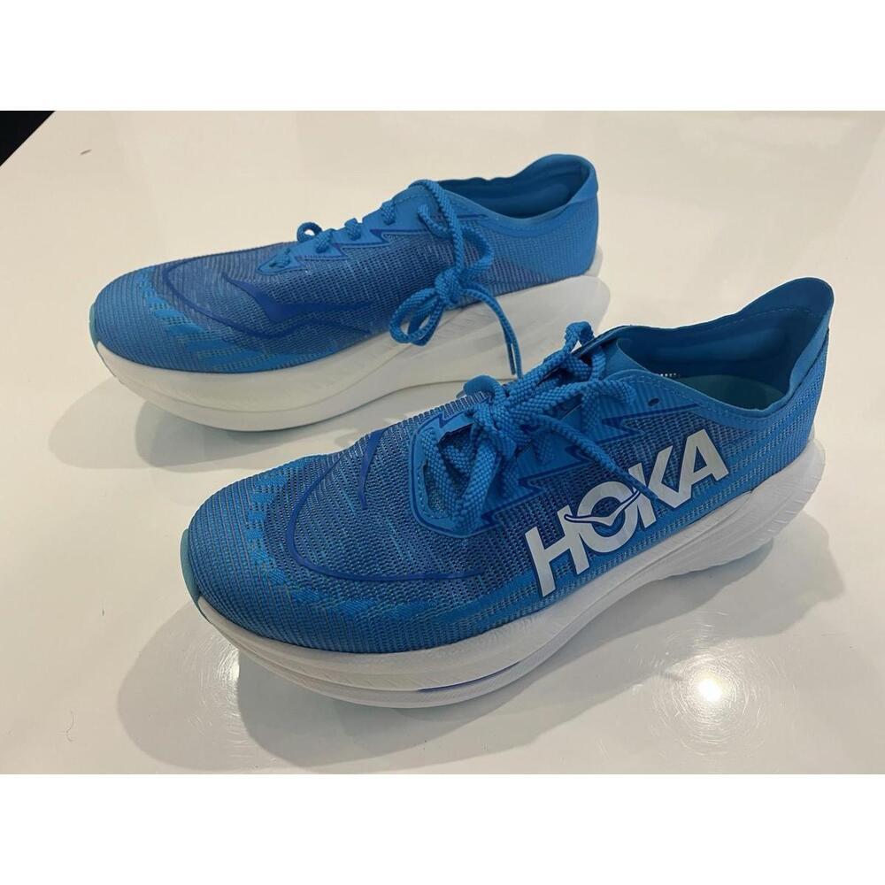 $189 Hoka One One Mach X 2 1155119-SYWR Blue Running Sneaker Men's Size 12D - Picture 5 of 6